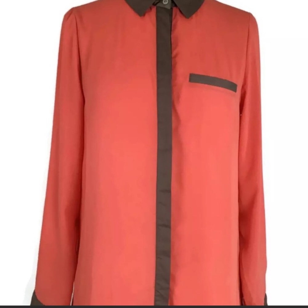 Free People long sleeve button down top